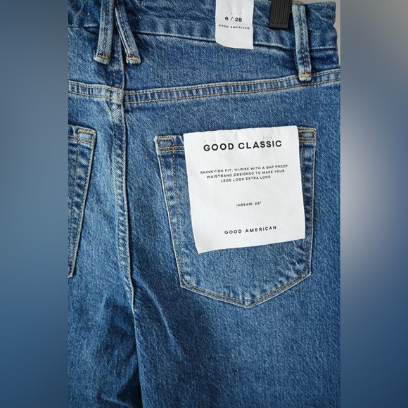 Good American “Good Classic” Jeans NWT - Picture 4 of 5